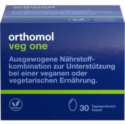 Die Packung zeigt Nahrungsergänzungsmittel für vegane oder vegetarische Ernährung.