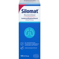 Verpackung von Silomat Hustensaft mit Lungen-Symbol vorn.